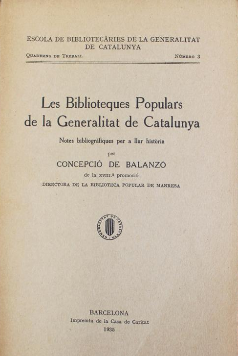 Les Biblioteques Populars de la Generalitat de Catalunya